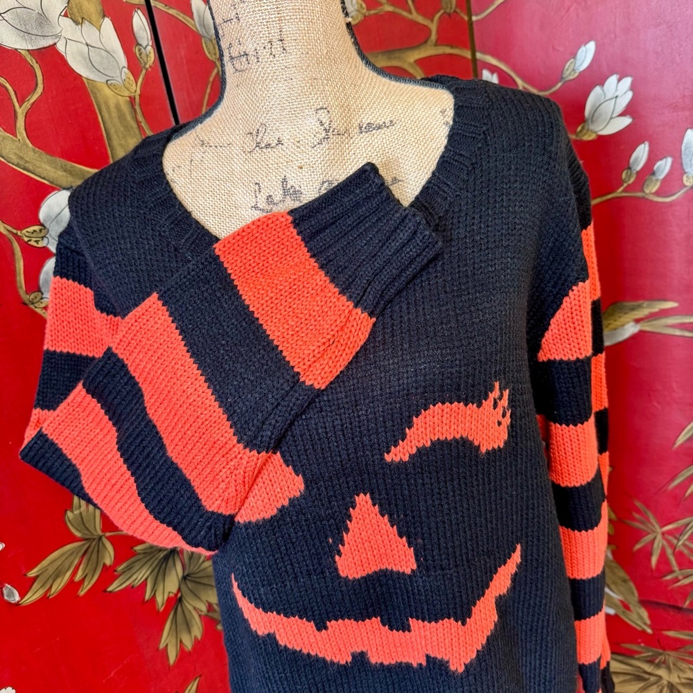 🍁 🆕 Women’s SHEIN Halloween Sweater | #V1 - Picture 8 of 12
